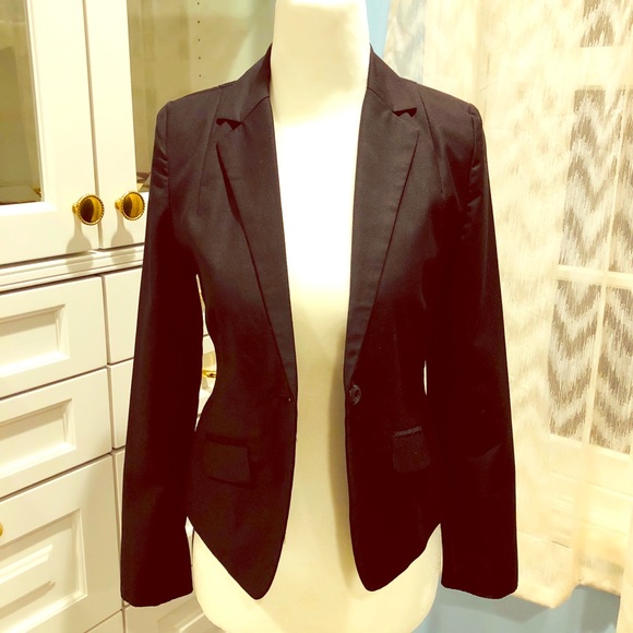 Jackets & Blazers - Black Women Blazer - One Button Closure
